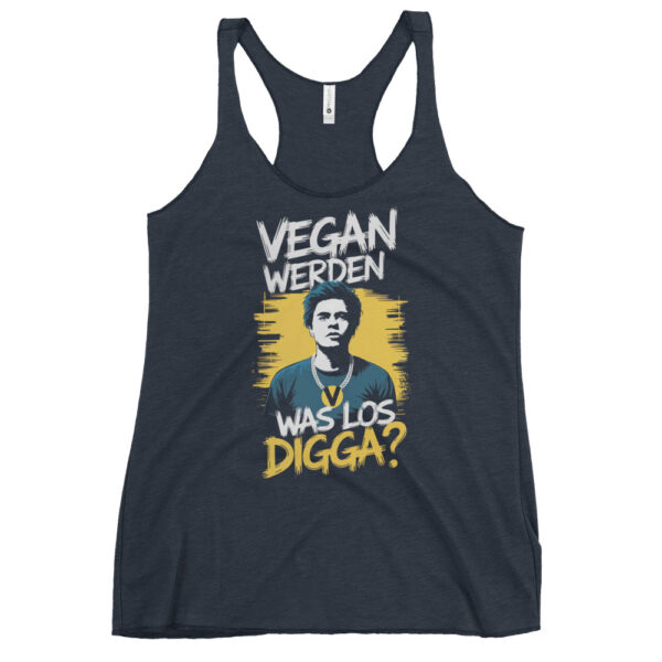 Vegan werden was los Digga Tank-Top – Bild 3