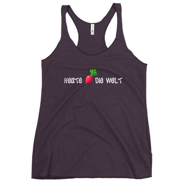 Heute Rettich die Welt Tank-Top – Bild 4