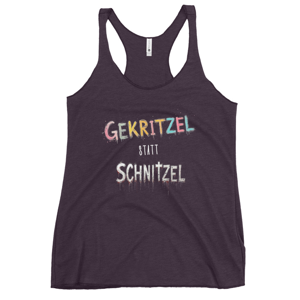 Gekritzel statt Schnitzel Tank-Top 34 Gekritzel statt Schnitzel Tank-Top – Bild 4