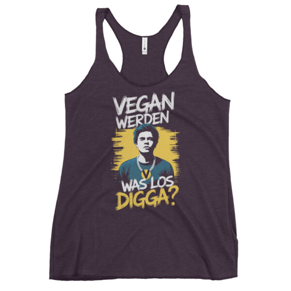 Vegan werden was los Digga Tank-Top – Bild 4