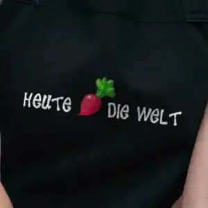 Heute Rettich die Welt Grillschürze (Bio)