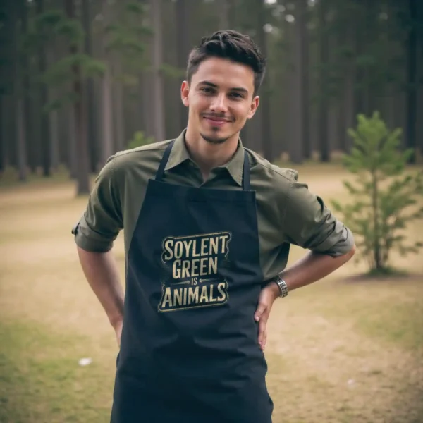 Soylent Green is Animals Grillschürze (Bio) – Bild 2
