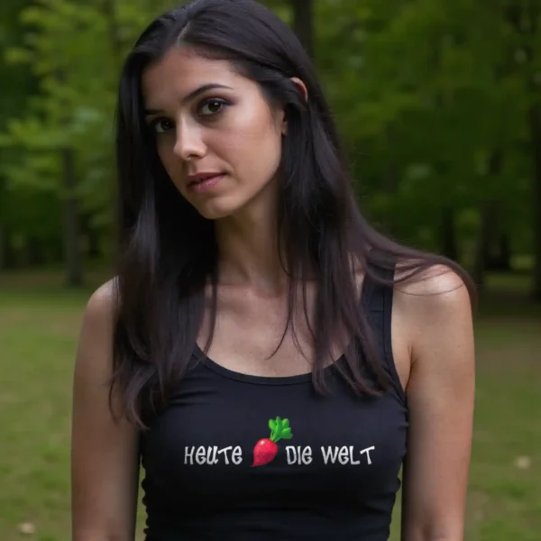 Heute Rettich die Welt Tank-Top – Bild 2