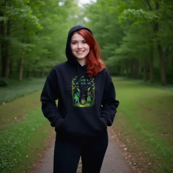 Eat Plants Do Witchcraft Hoodie – Bild 2