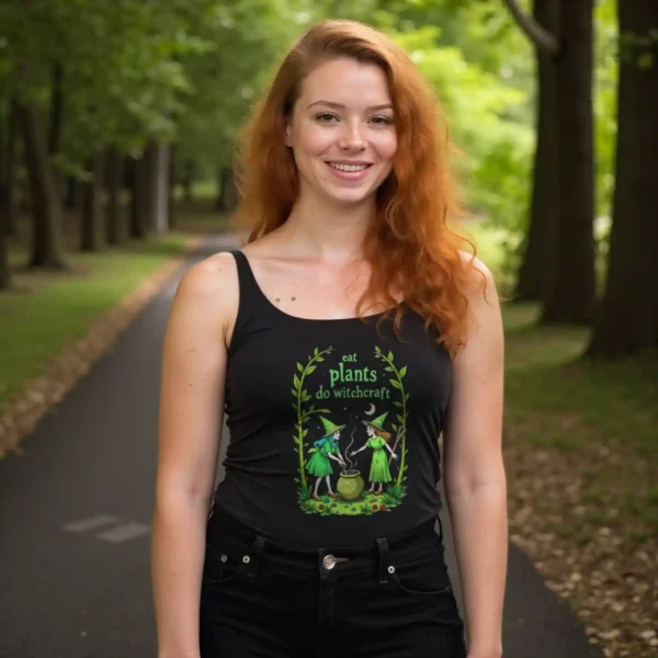 Eat Plants Do Witchcraft Tank-Top – Bild 2