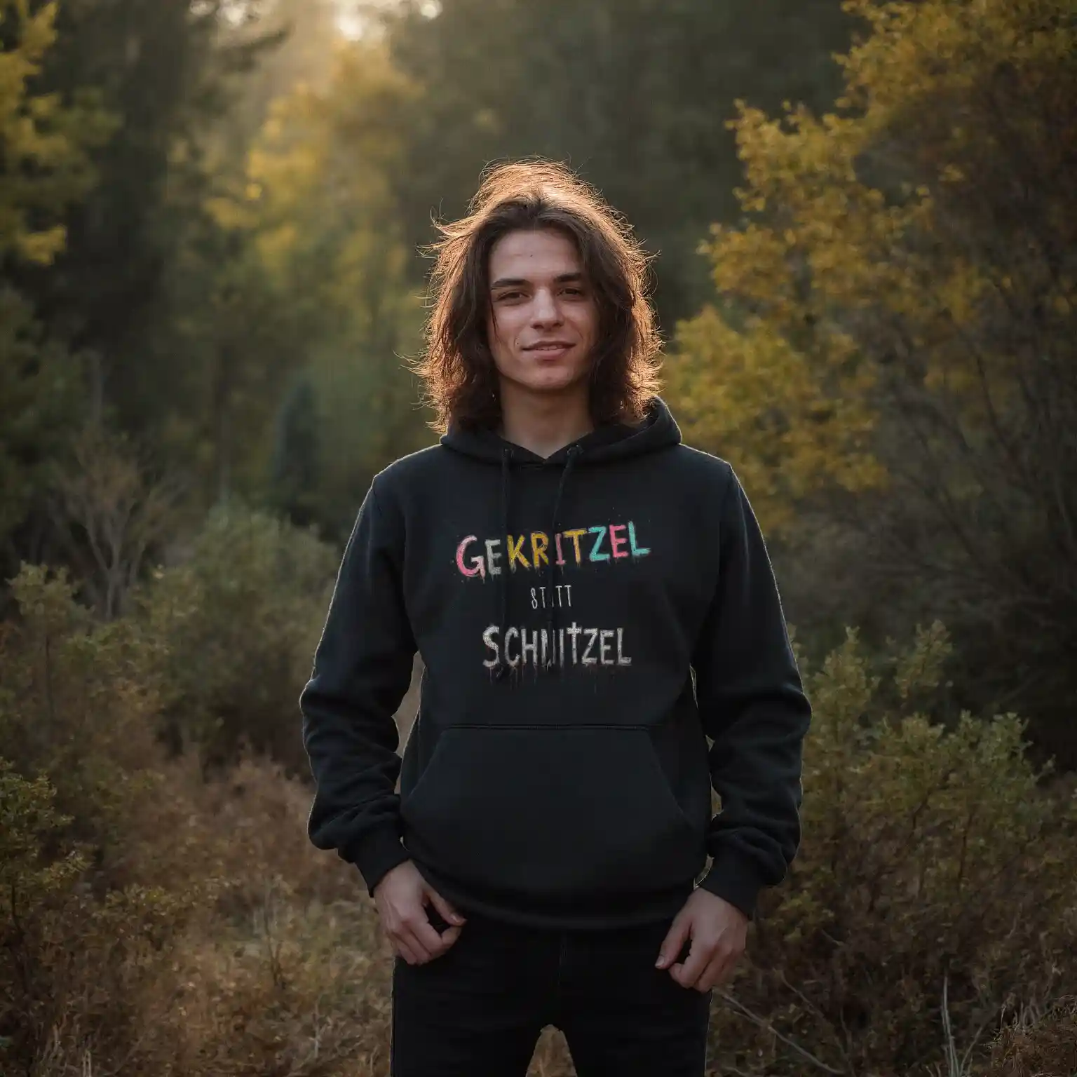 Gekritzel statt Schnitzel Hoodie 6 Gekritzel statt Schnitzel Hoodie – Bild 2