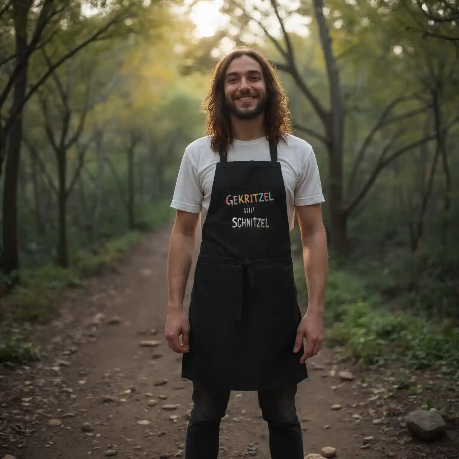 Gekritzel statt Schnitzel Grillschürze (Bio) 37 Gekritzel statt Schnitzel Grillschürze (Bio) – Bild 2
