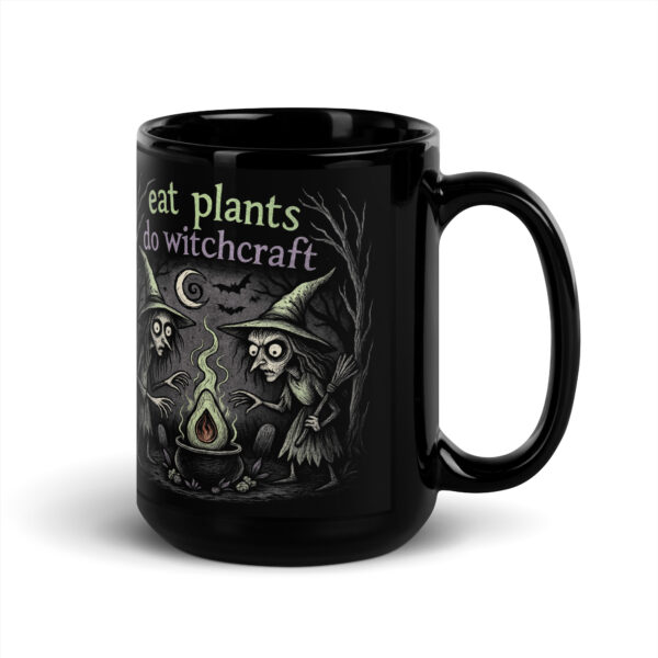 Eat Plants Do Witchcraft (Halloween) Tasse – Bild 5