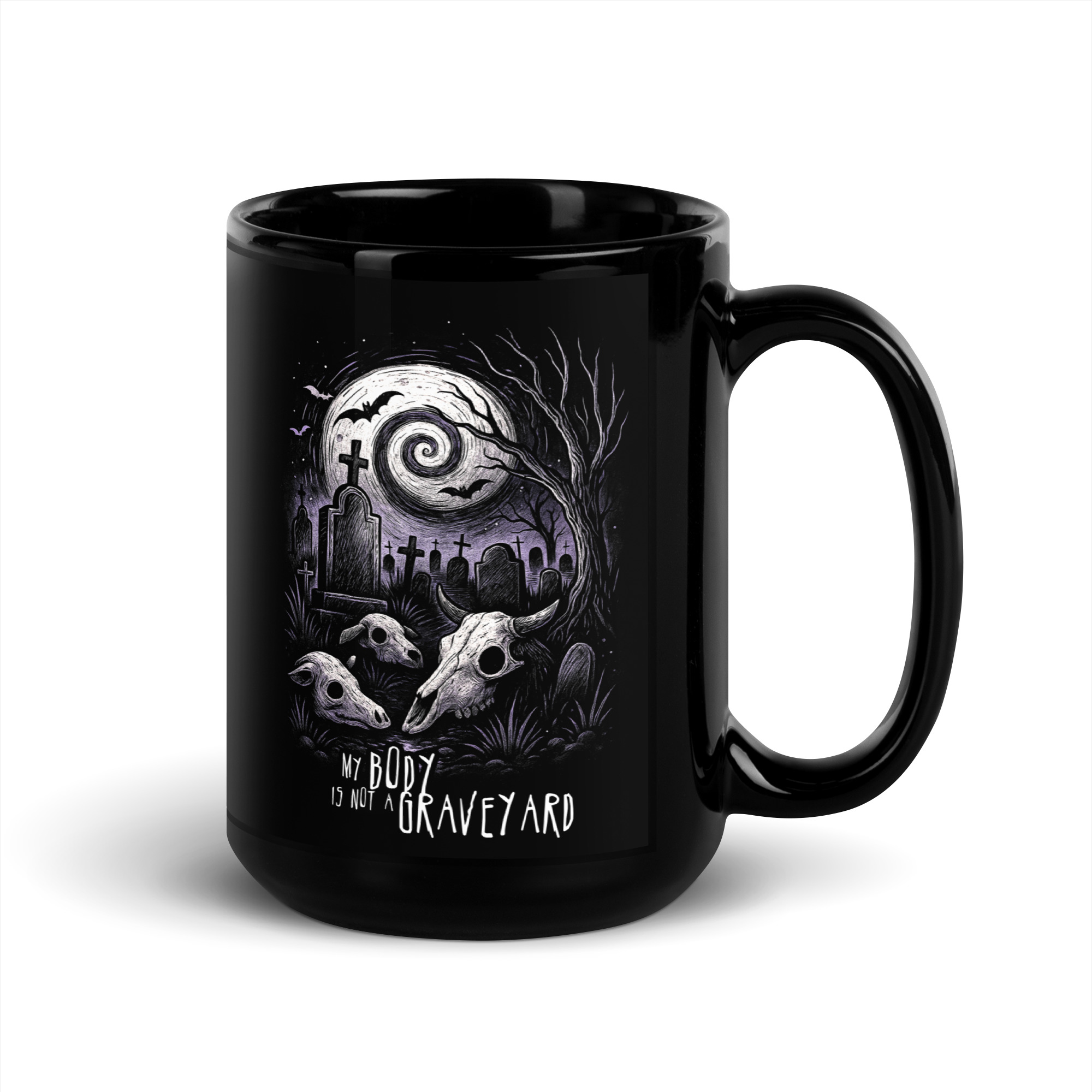 My Body is not a Graveyard (Halloween) Tasse 7 My Body is not a Graveyard (Halloween) Tasse – Bild 5