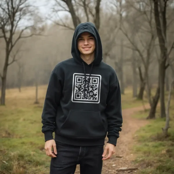 Dominion QR Code Hoodie – Bild 2