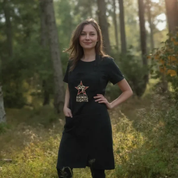 Unite for Animal Rights Grillschürze (Bio) – Bild 2