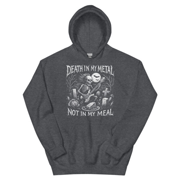 Death in my Metal (Halloween) Hoodie – Bild 3