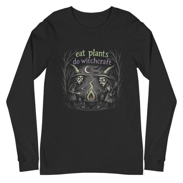 Eat Plants Do Witchcraft (Halloween) Longsleeve – Bild 3