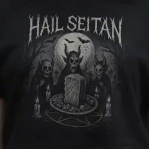Hail Seitan (Halloween) Crop-Top