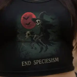 Magically End Speciesism (Halloween) Crop-Top