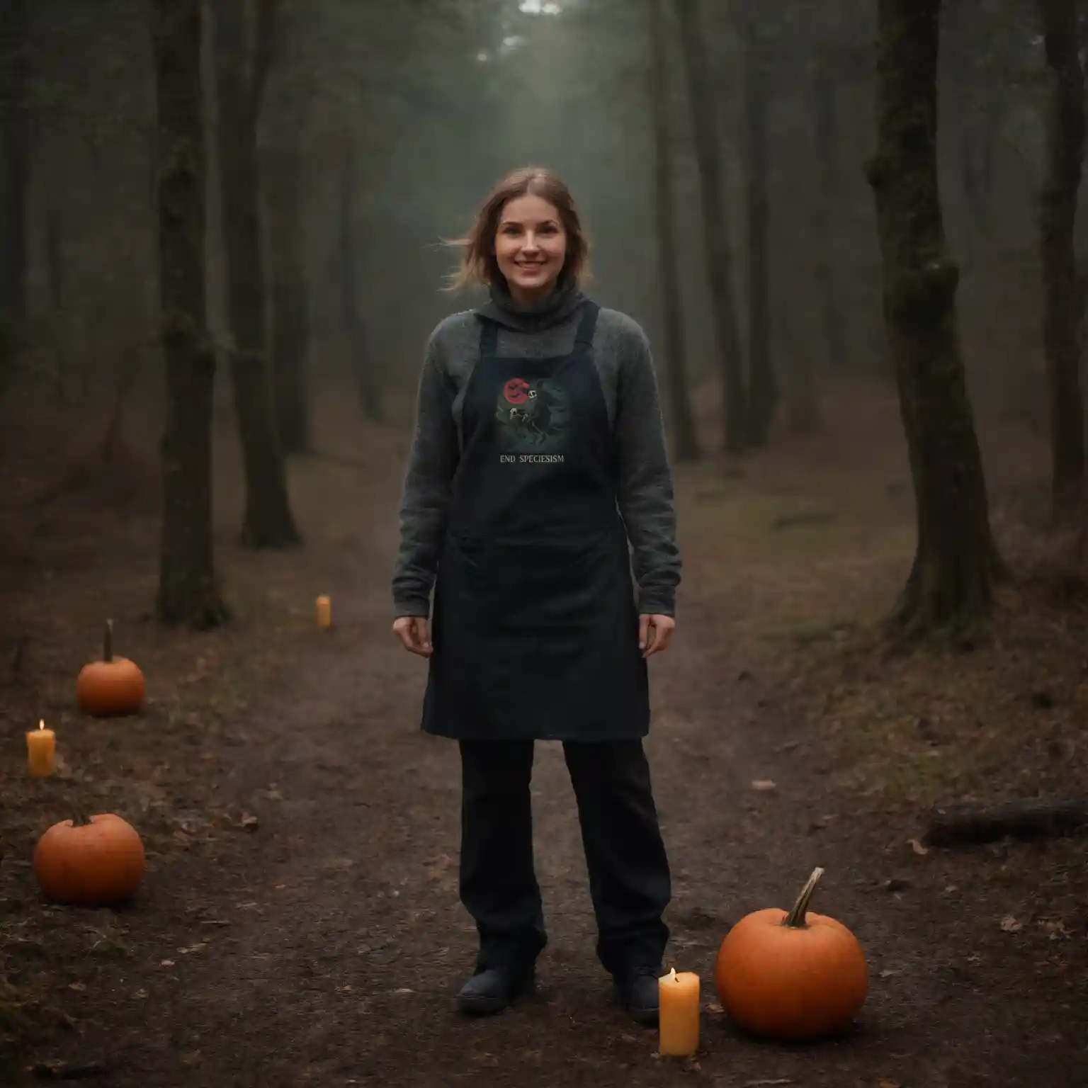 Magically End Speciesism (Halloween) Grillschürze (Bio) 15 Magically End Speciesism (Halloween) Grillschürze (Bio) – Bild 2