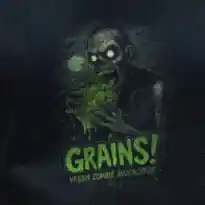 Grains! (Halloween) Grillschürze (Bio)