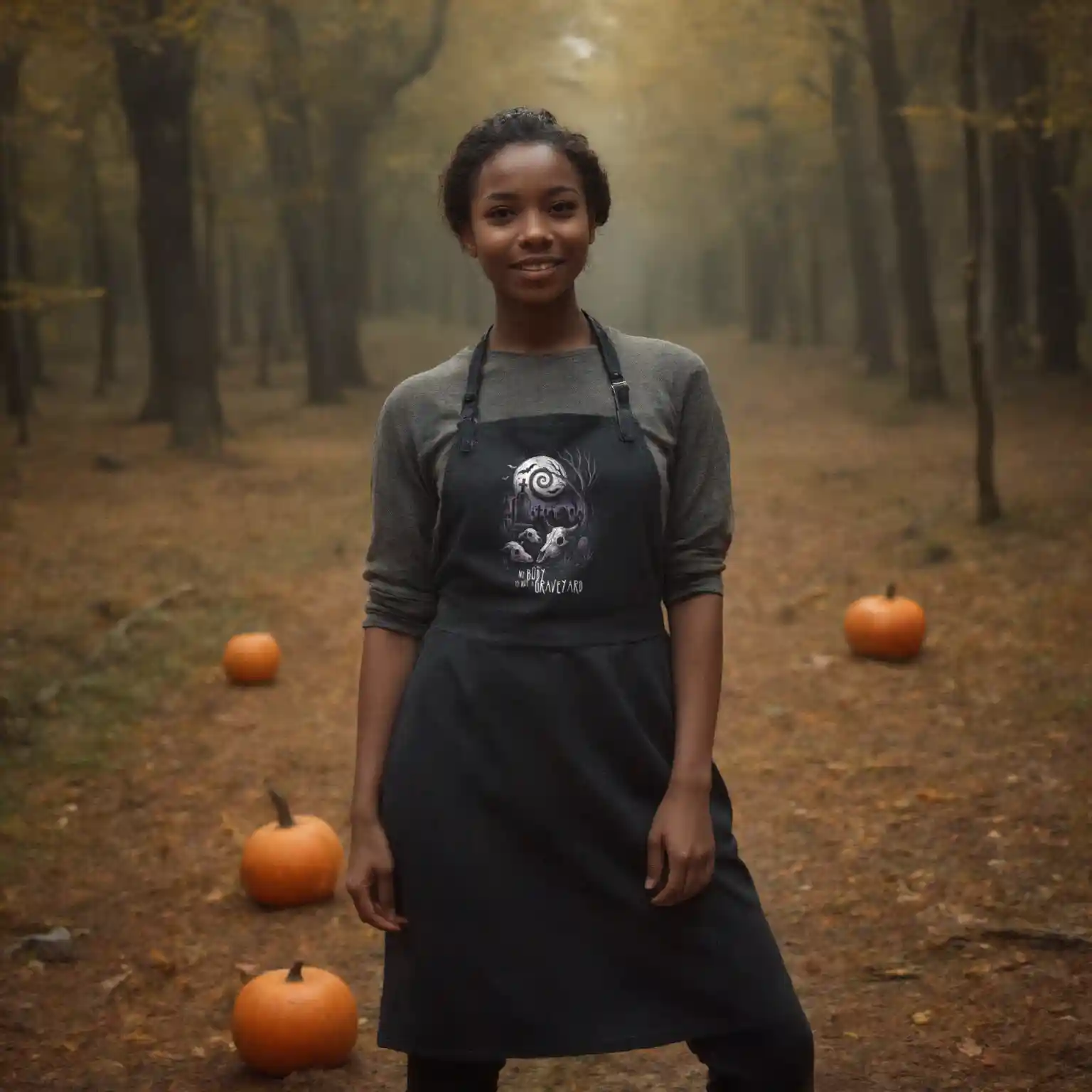 My Body is not a Graveyard (Halloween) Grillschürze (Bio) 19 My Body is not a Graveyard (Halloween) Grillschürze (Bio) – Bild 2