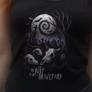 My Body is not a Graveyard (Halloween) Tank-Top