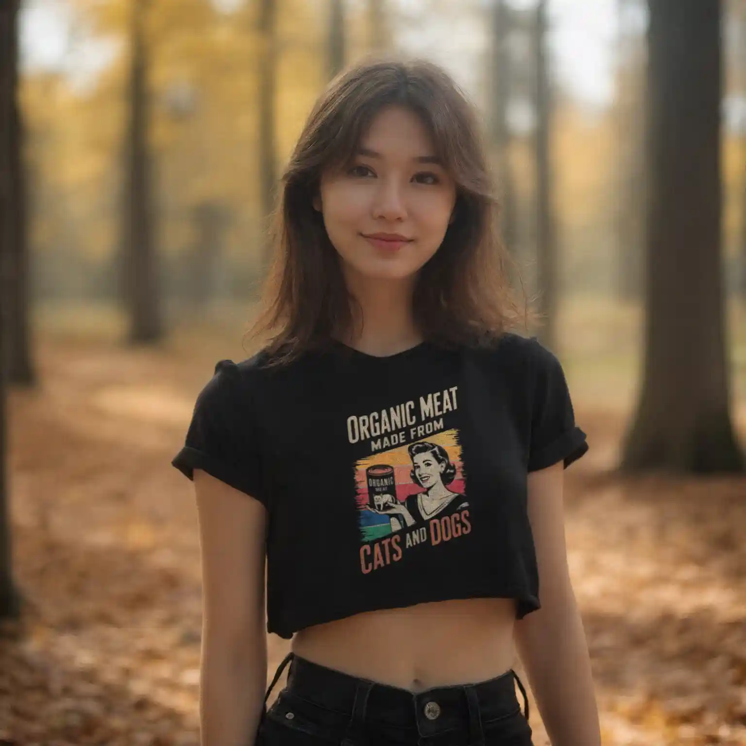 Meat from Cats and Dogs Crop-Top 31 Meat from Cats and Dogs Crop-Top – Bild 2