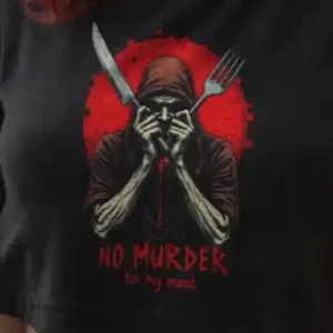 No Murder for my Meal Crop-Top