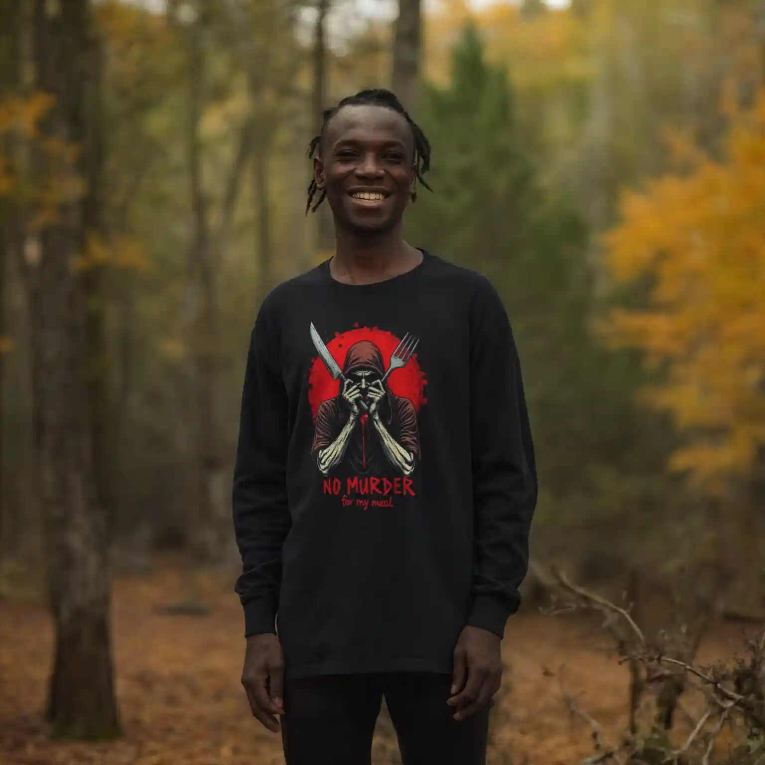 No Murder for my Meal Longsleeve 11 No Murder for my Meal Longsleeve – Bild 2