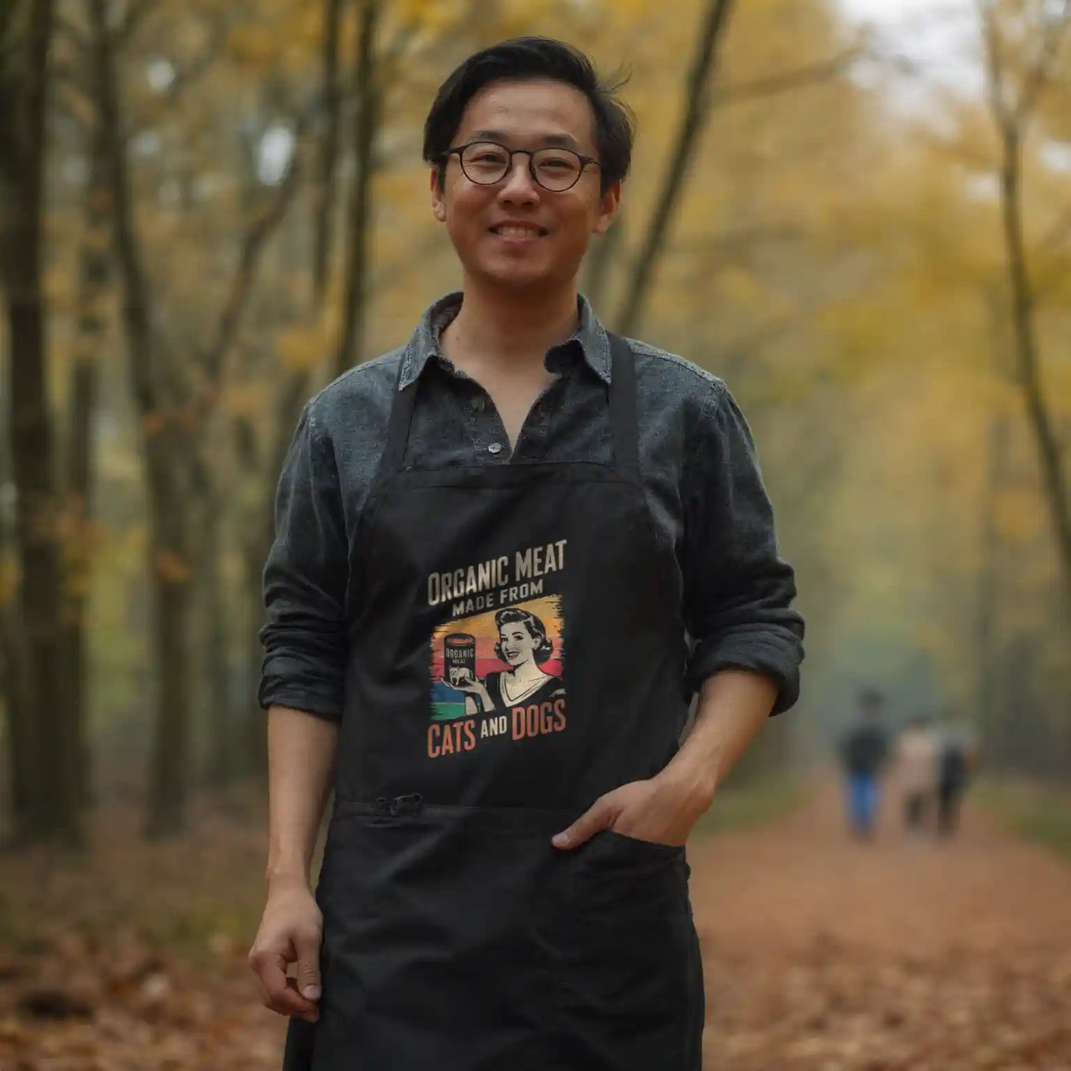 Meat from Cats and Dogs Grillschürze (Bio) 2 Meat from Cats and Dogs Grillschürze (Bio) – Bild 2