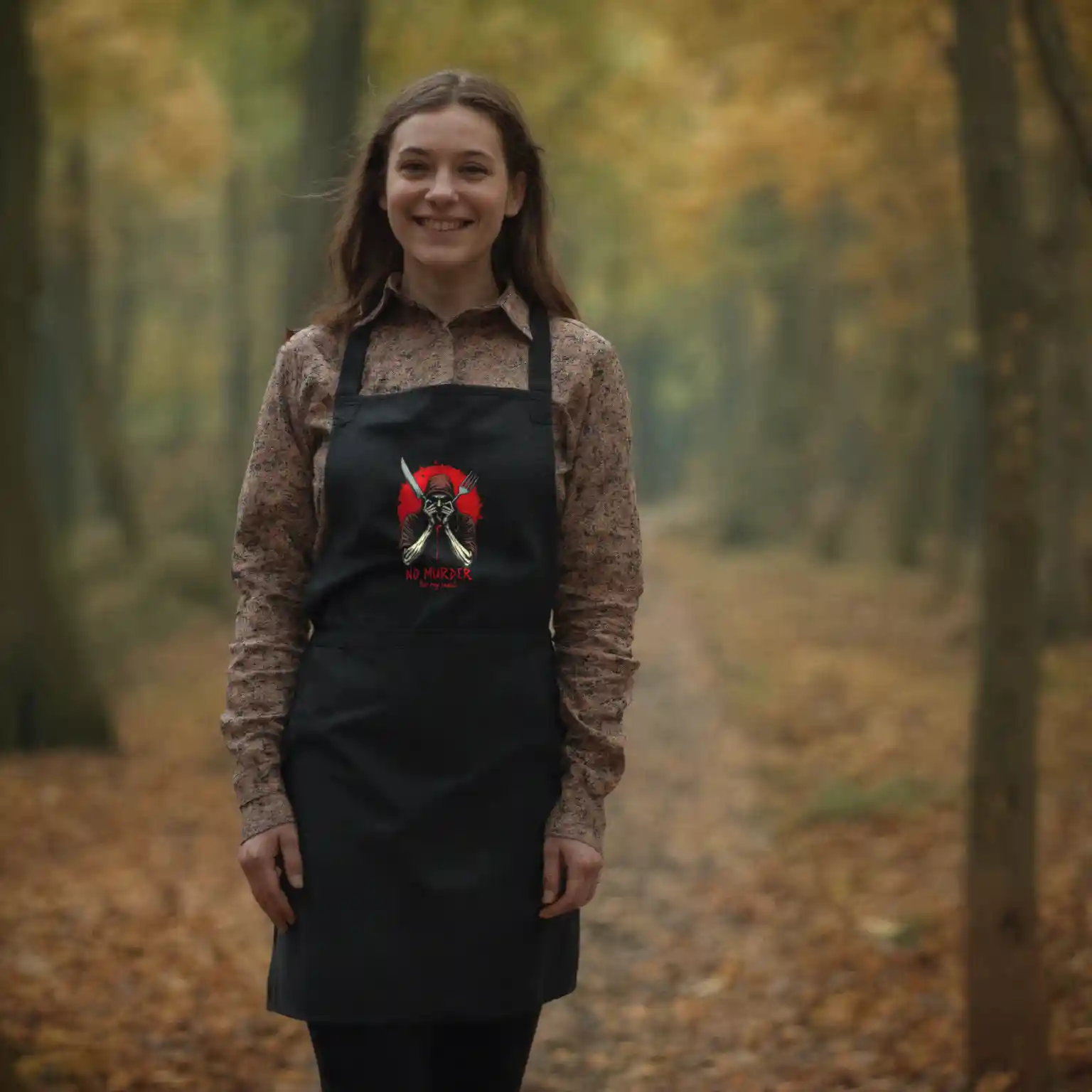 No Murder for my Meal Grillschürze (Bio) 18 No Murder for my Meal Grillschürze (Bio) – Bild 2