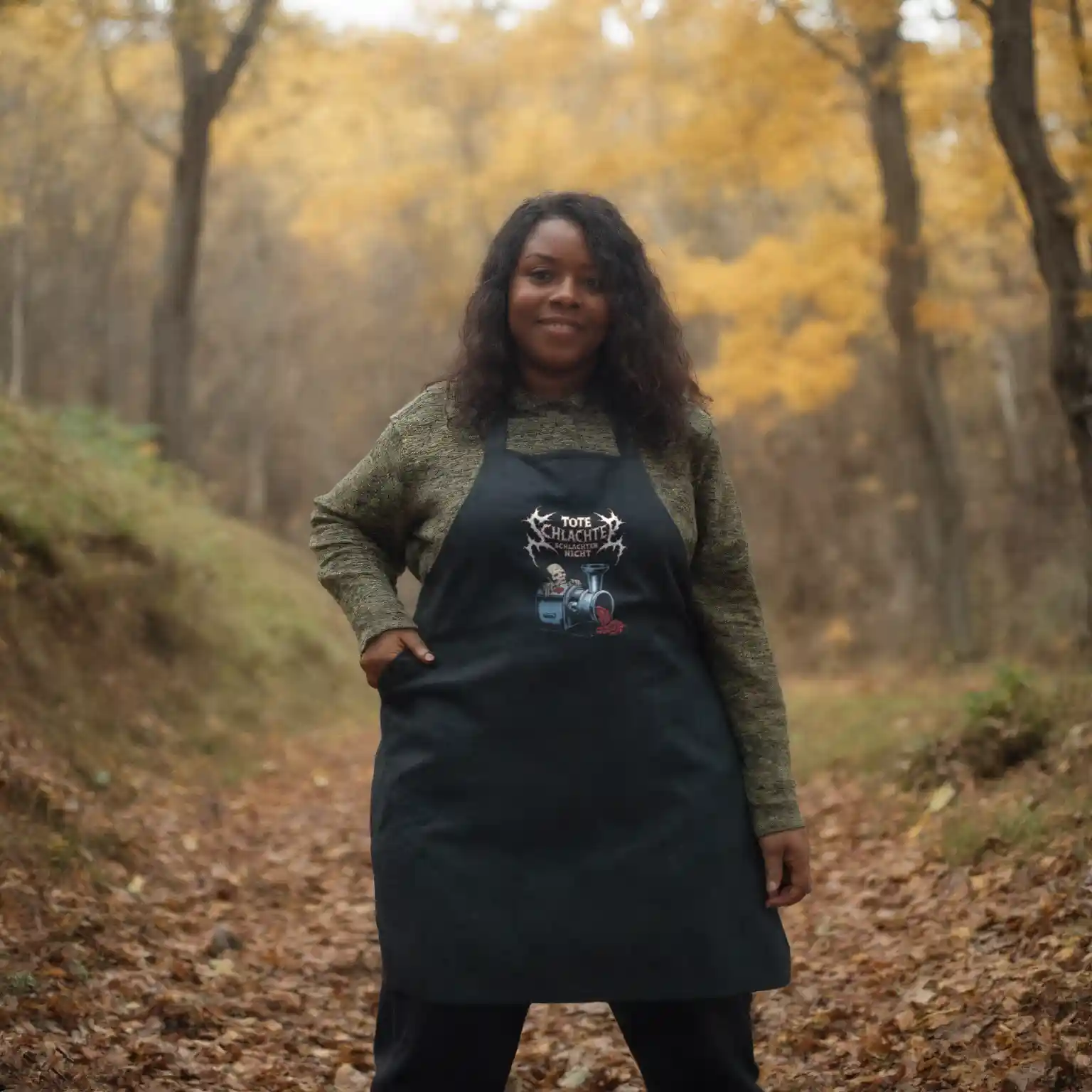 Tote Schlachter Schlachten Nicht Grillschürze (Bio) 4 Tote Schlachter Schlachten Nicht Grillschürze (Bio) – Bild 2